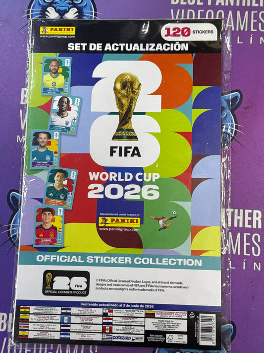 SET DE ACTUALIZACIÓN ÁLBUM PANINI MUNDIAL 2026