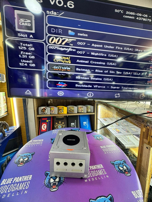 Game Cube leyendo chip