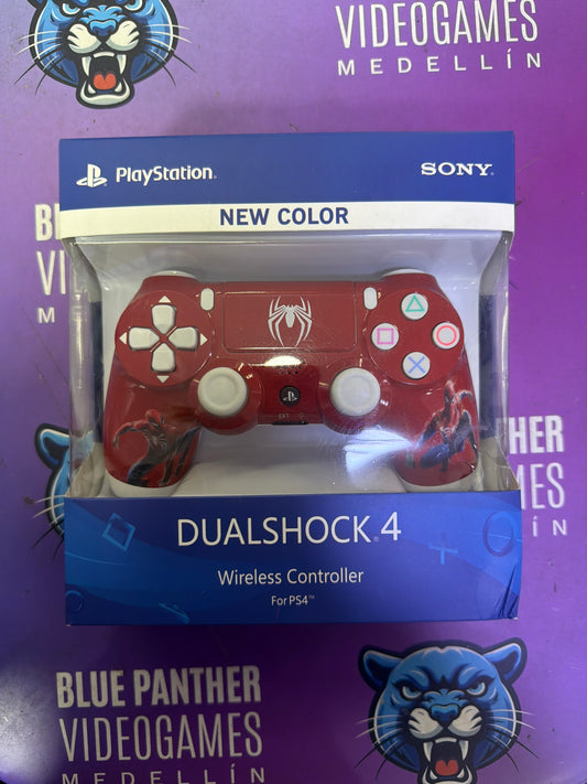 Control Genérico Blanco y Rojo Spiderman - PlayStation 4