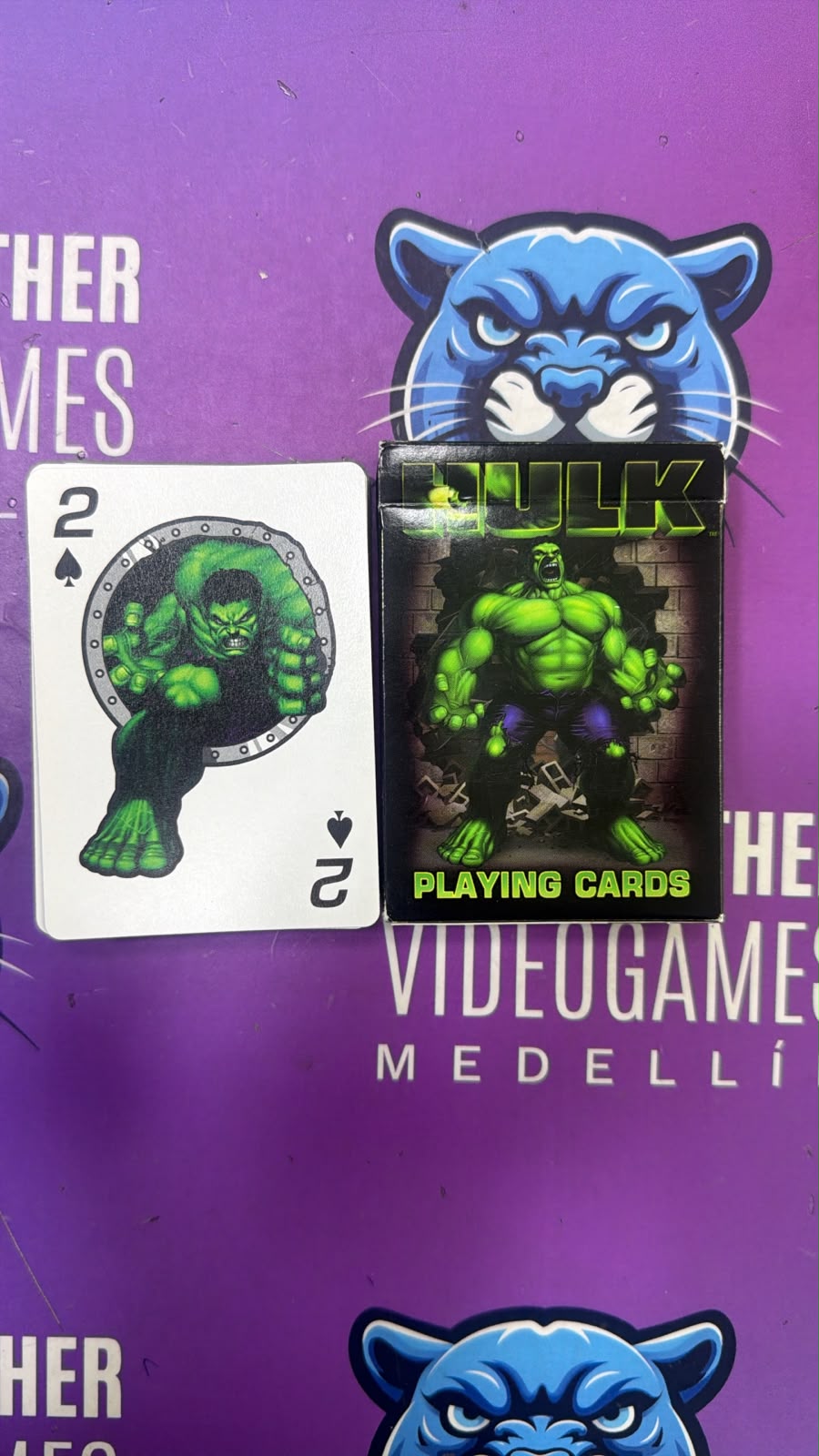 Cartas baraja Hulk
