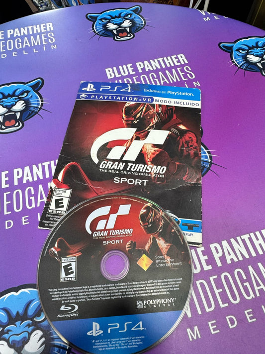 Gran Turismo Sport caja cartón - Playstation 4