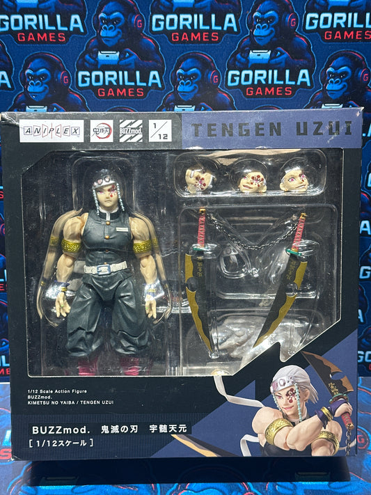 DEMON SLAYER - UZUI Buzzmod original ( detalle pin que une el brazo con el torso partido)