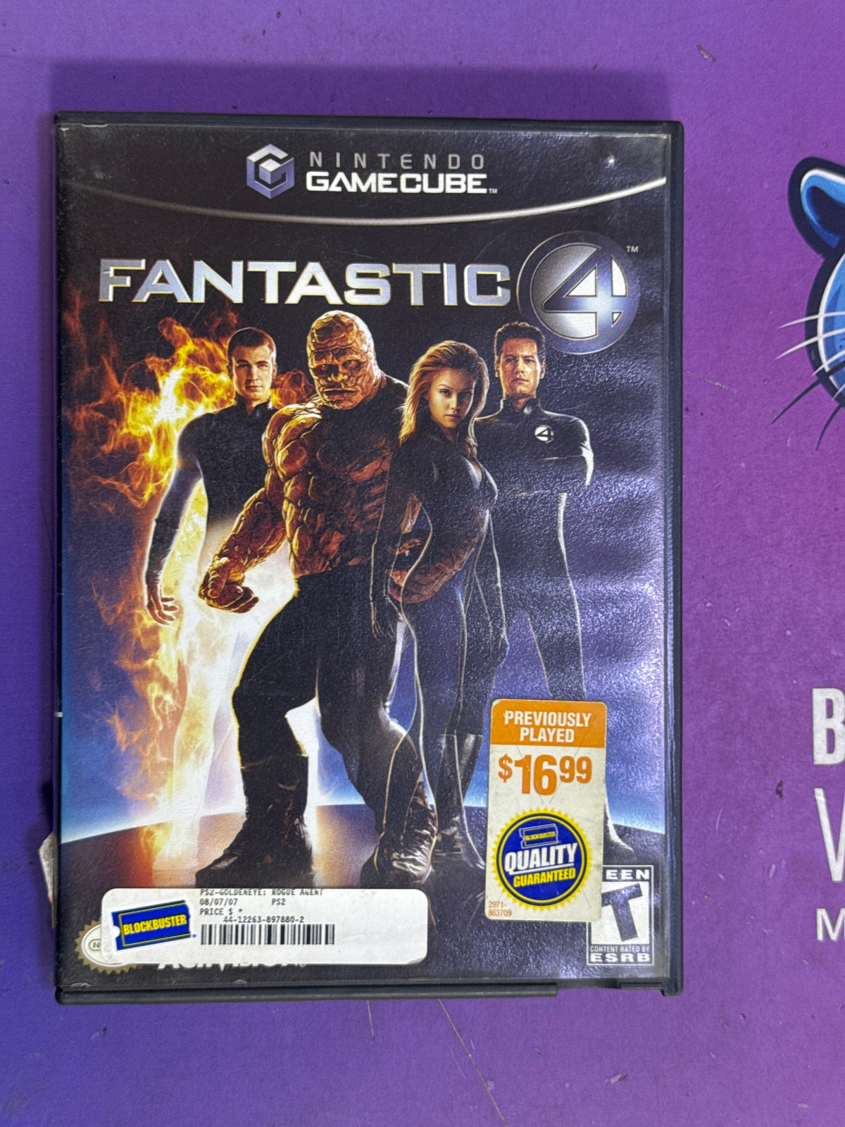 4  fantásticos - game cube
