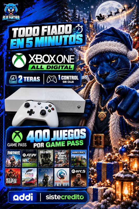 Xbox One S All Digital 2TB + Control | 2 meses de Game Pass con 400 Juegos