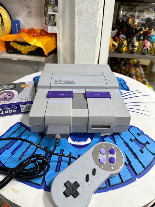 Super Nintendo Clasico- 2 Controles