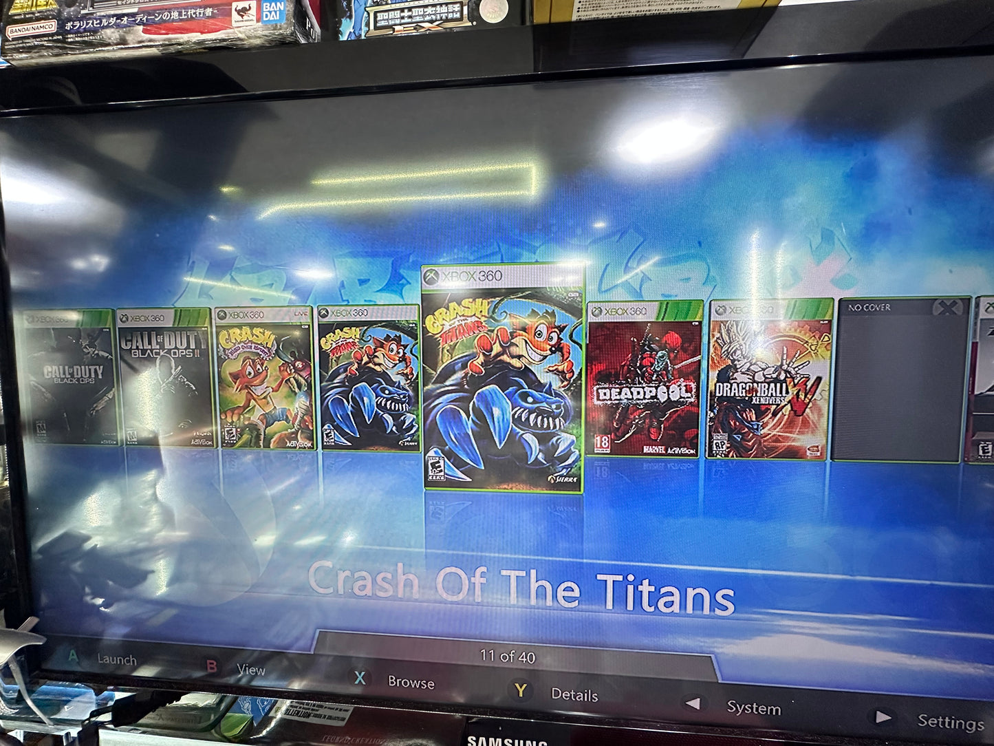 Xbox 360 parche 5 , control, cables, 40 juegos usada