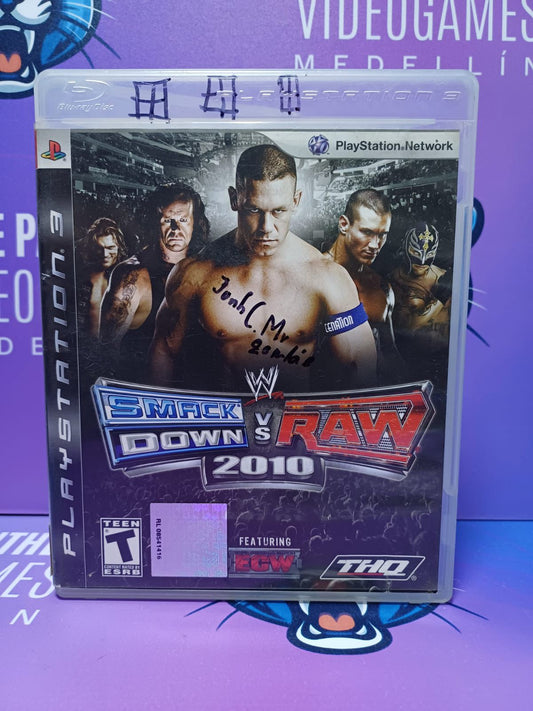 Smack Down Vs Raw 2010 - Playstation 3