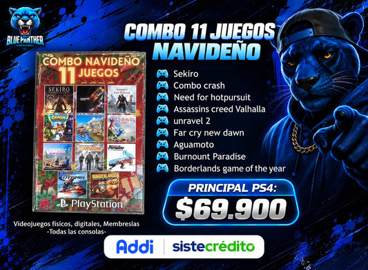 Combo 11 Juegos Navideño Digital PS4