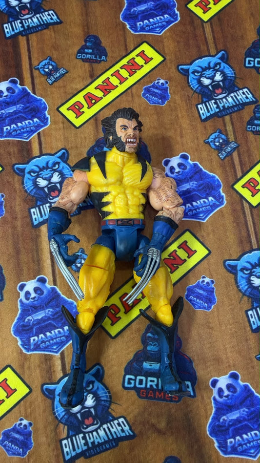Wolverine variante desenmascarada de Marvel Legends Toy Biz 2002