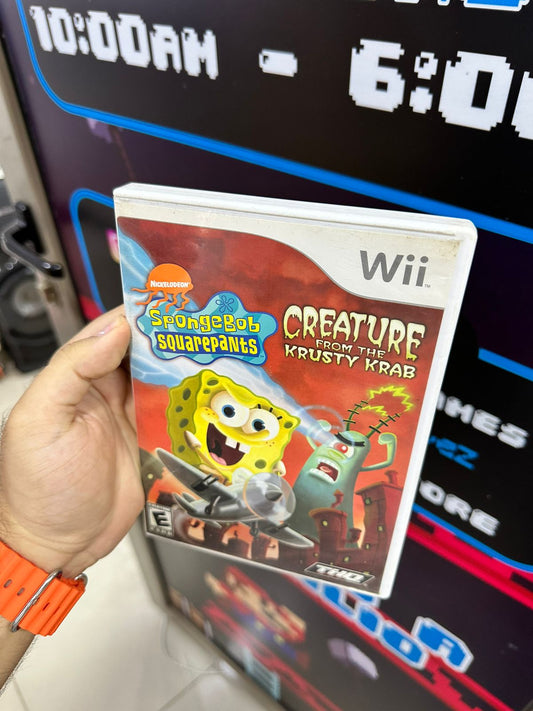 Spongebob Creatures From The Krusty Krab - Nintendo Wii