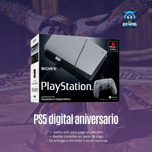 PS5 SLIM Aniversario (nueva):Edición especial, Incluido combo (19-20 incluidos) (los 2 incluidos)