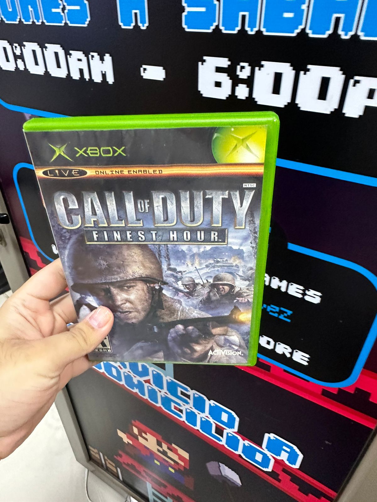 Call Of Duty Finest Hour - Xbox Clásico