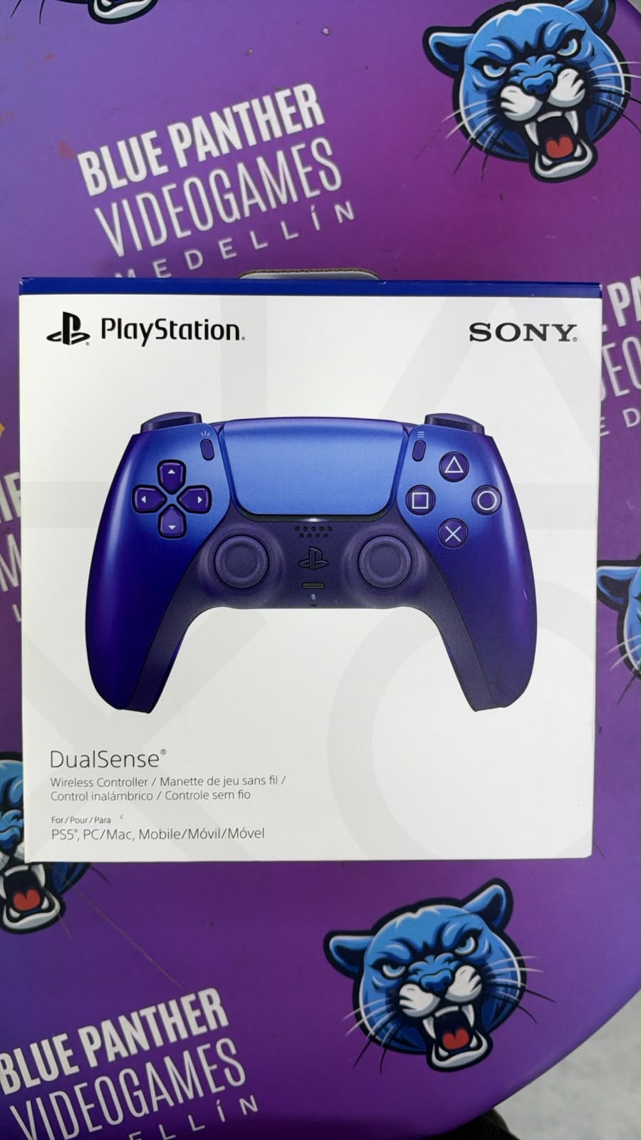 Control Inalámbrico Sony DualSense Chroma Indigo para PlayStation 5 (PS5) – Original Nuevo en Caja