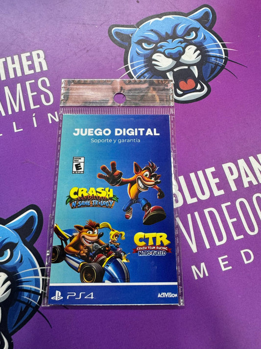 Crash Bundle CTR + Trilogy - PS4 Juego Digital