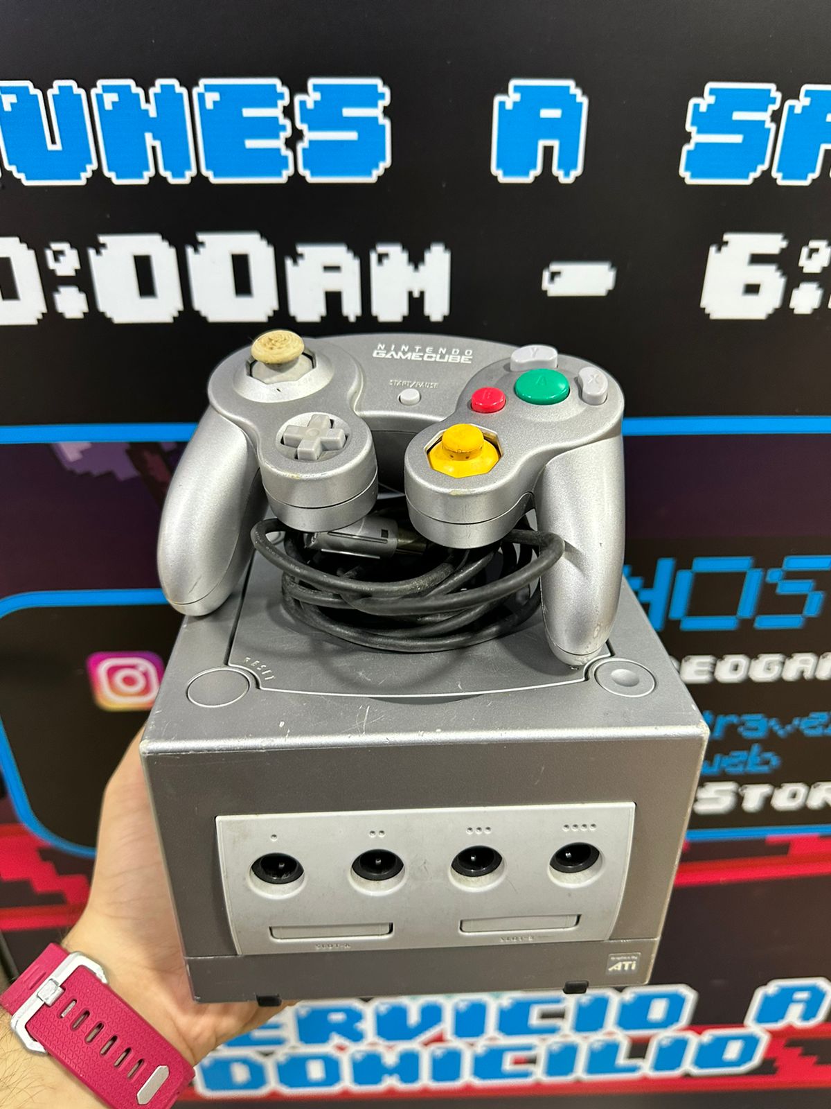 Nintendo Game Cube Gris