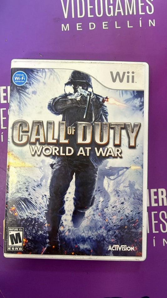Call of Duty world at war Wii