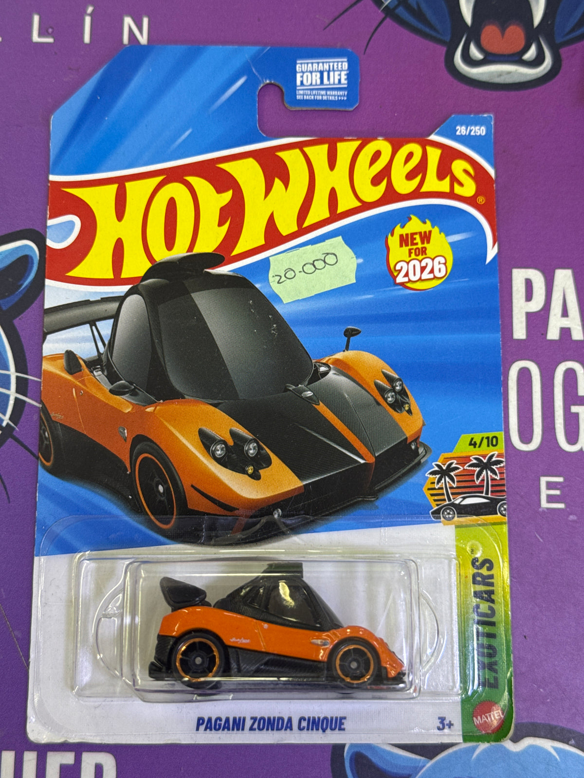 Pagani zonda - hotwheels