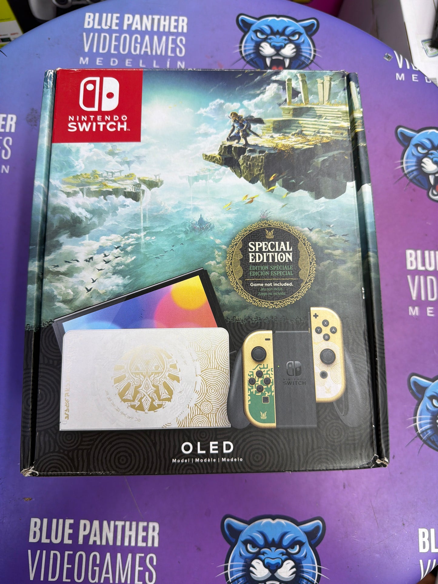 Switch Oled Zelda completa