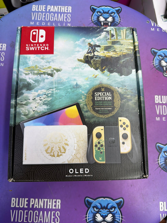 Switch Oled Zelda completa