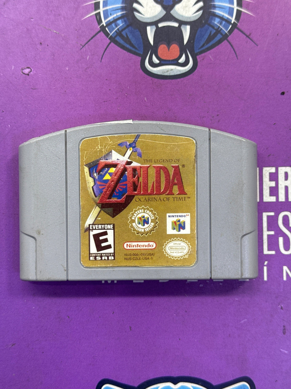 Zelda ocarina label custom - n64