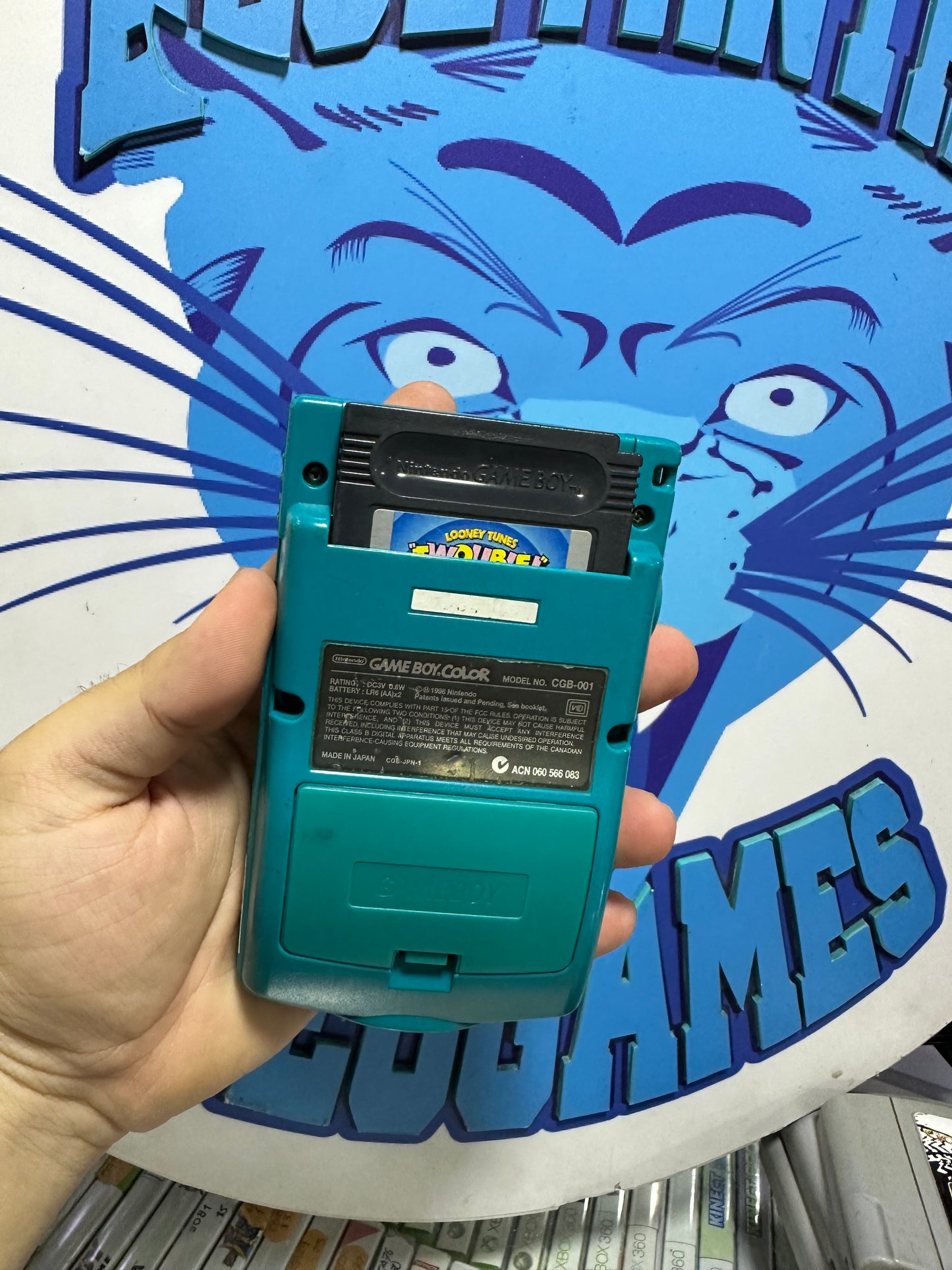 Game boy color-Agua marina