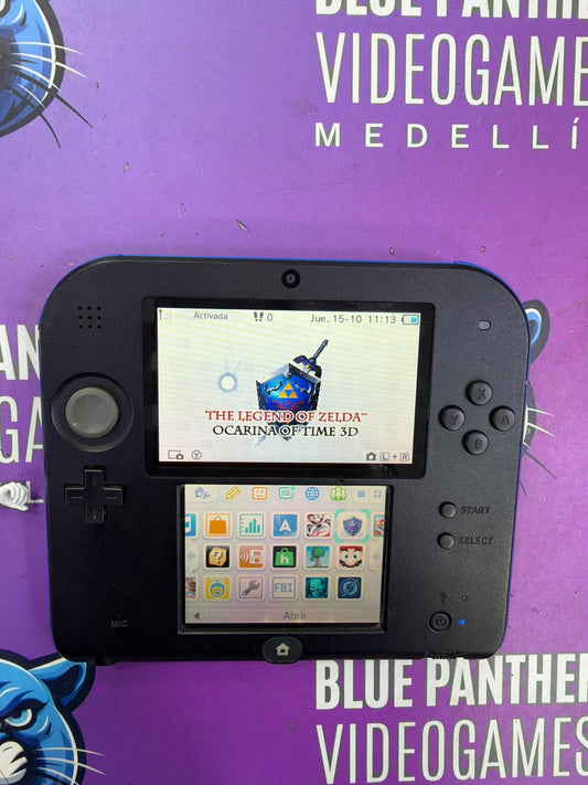 Nintendo 2DS Negra – Consola Portátil Nintendo programada