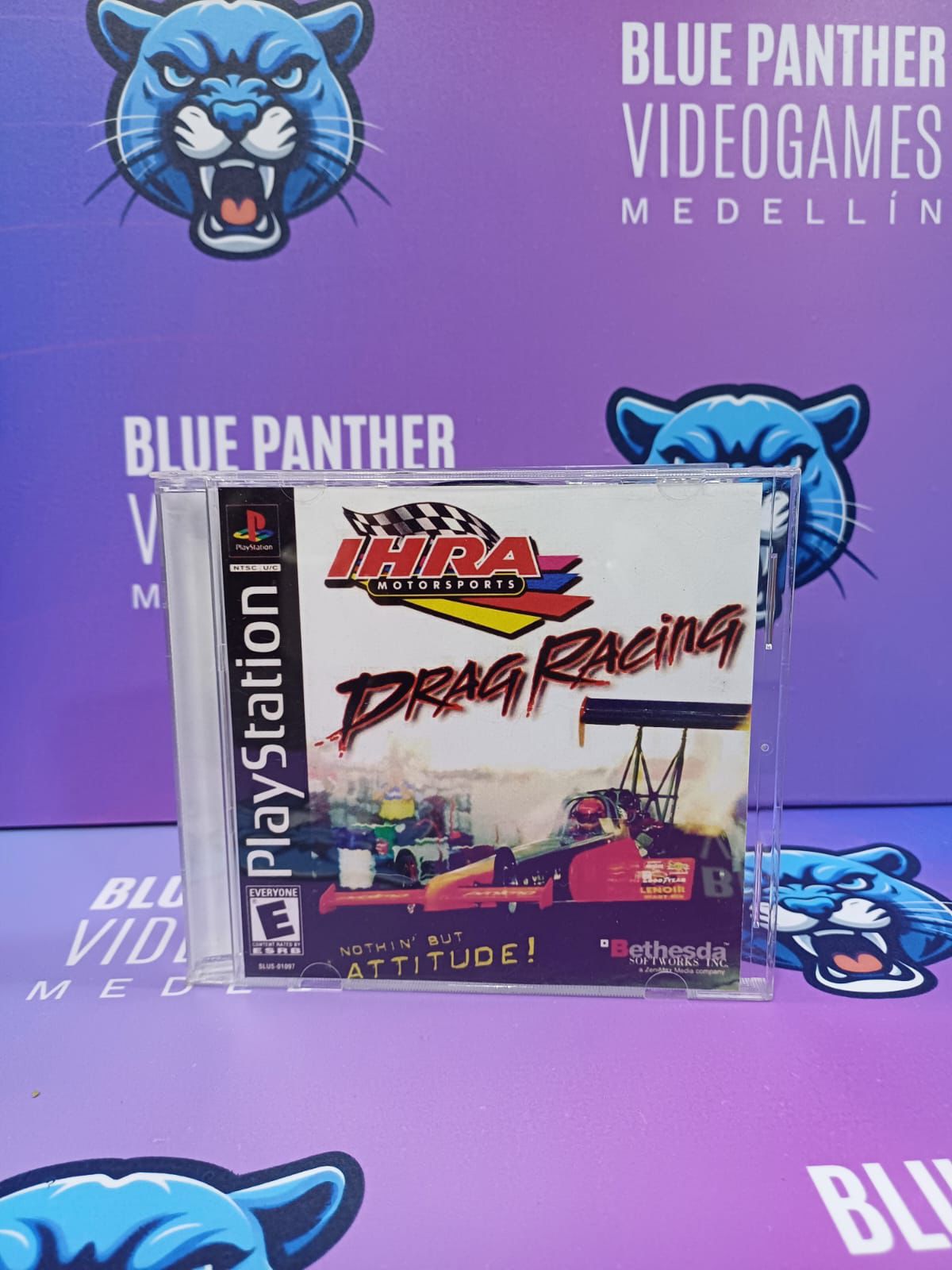 Drag Racing - Playstation 1 Juego original label custom