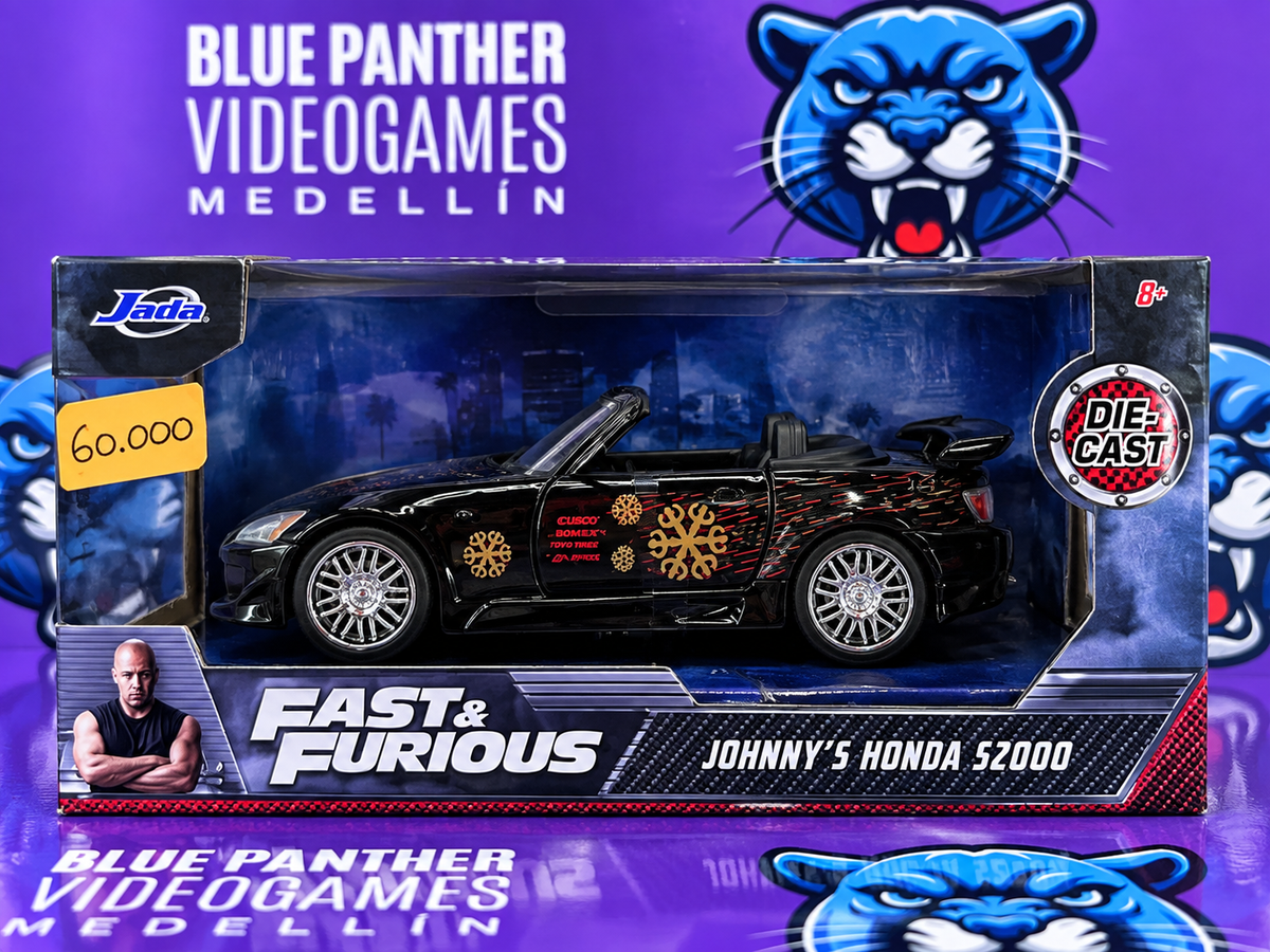 Fast & Furious Johnny’s Honda S2000 | Modelo Die-Cast Jada Toys escala 1/32