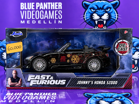 Fast & Furious Johnny’s Honda S2000 | Modelo Die-Cast Jada Toys escala 1/32