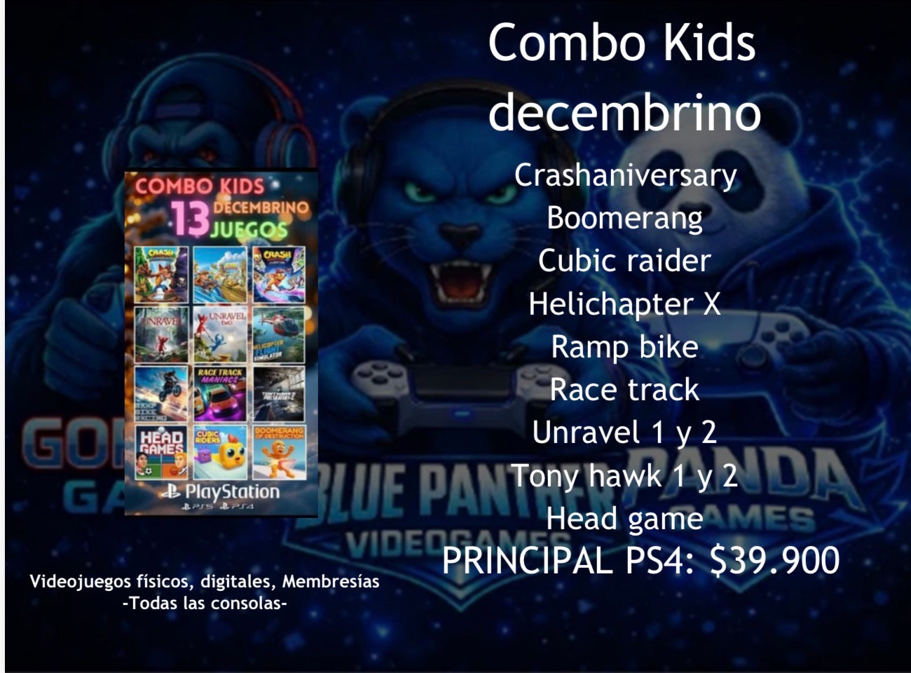 Combos Juegos  Digitales  ps4