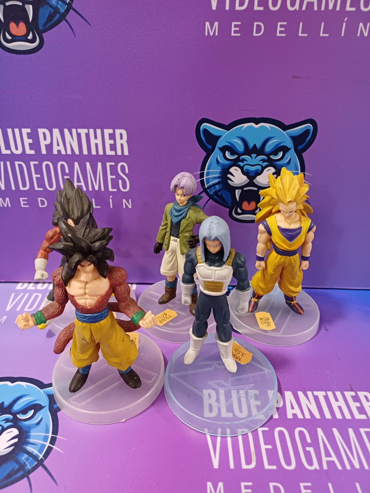 Colección Dragon Ball Z x5 transparente