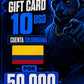 Gift Card 10 USD Cuenta Colombiana