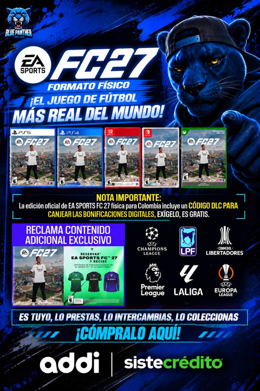RESERVA FC 27 – FORMATO FÍSICO PS5, PS4, XBOX, SWITCH Y SWITCH 2