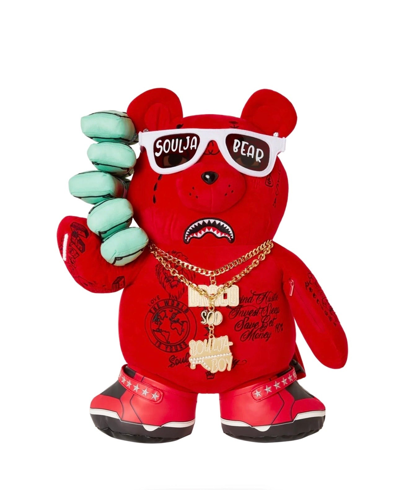 Oso Souljaa Bear Rojo - sprayground