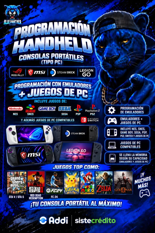 Programación y Configuración emuladores más pc de Consolas Portátiles Tipo PC – Juegos Retro y PC