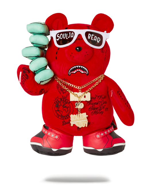 Oso Souljaa Bear Rojo - sprayground