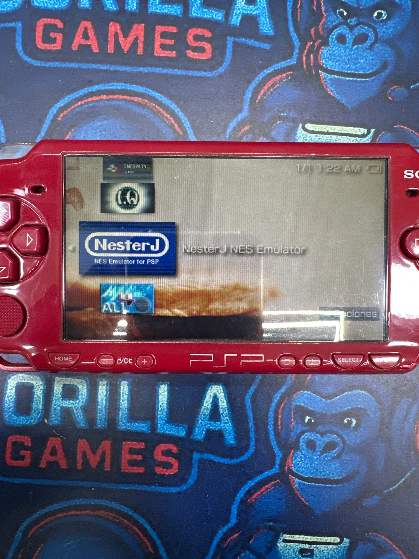 PSP edición God of war programada 10 emuladores,5 juegos