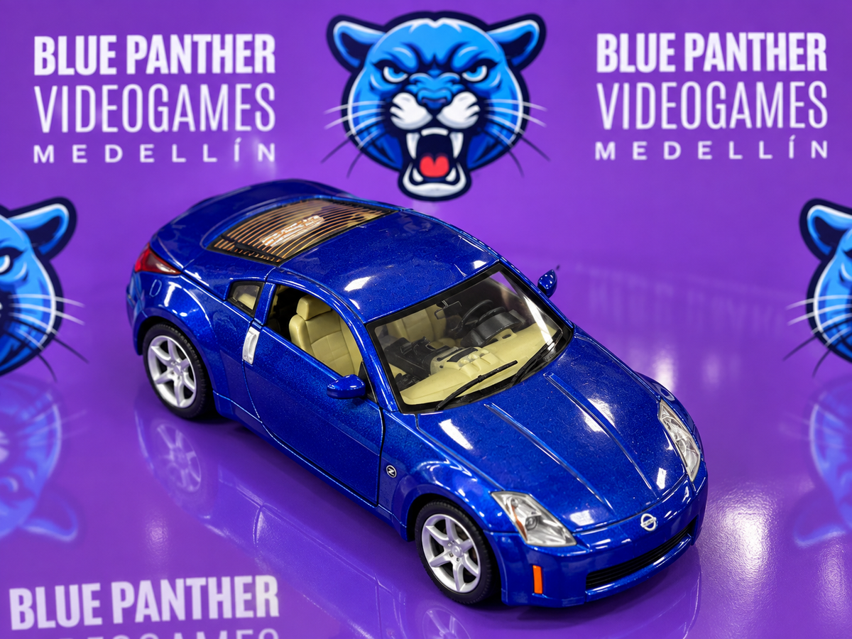 Nissan 350Z | Auto Deportivo a Escala Azul | Modelo de Colección 🏎️💙 escala 1/34