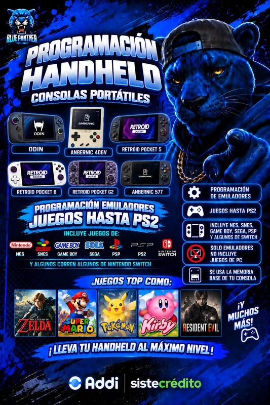 Programación Handheld – Emuladores y Juegos hasta PS2 para Consolas Portátiles Odin, Anbernic, Retroid Pocket y otros dispositivos compatibles