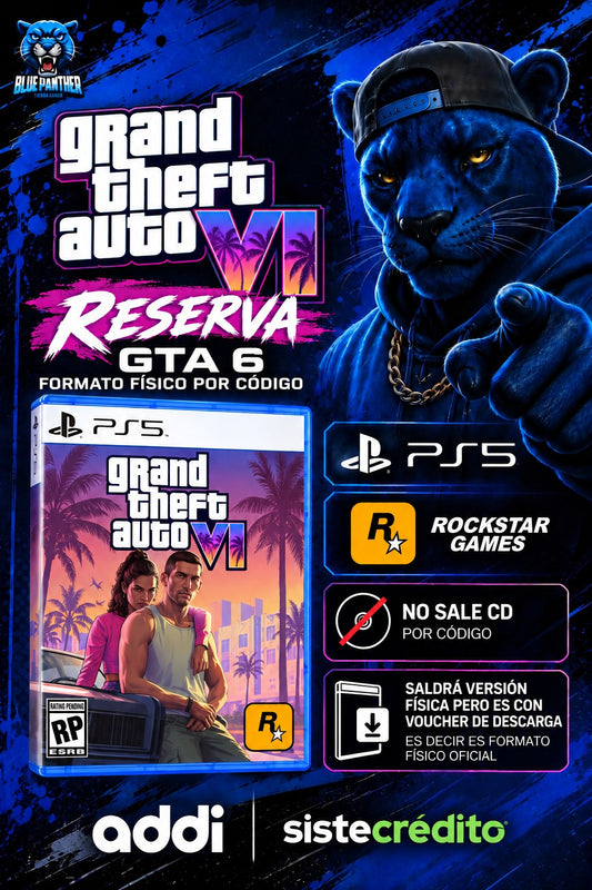 GTA VI PS5 – Reserva Formato Físico por Código