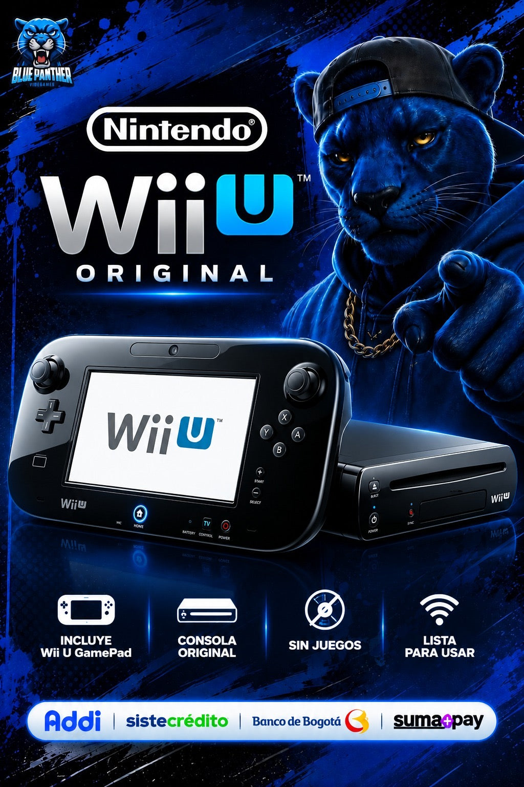 Nintendo Wii U Original – Consola Sin Juegos