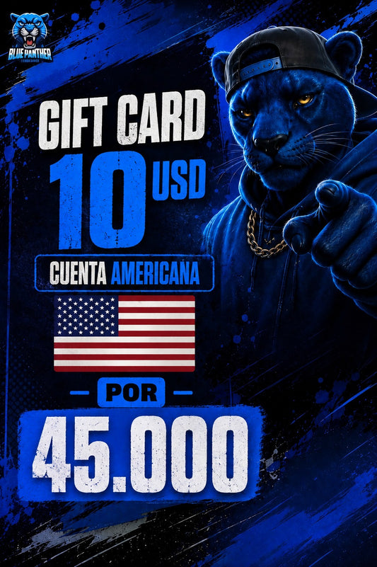 Gift Card 10 USD Cuenta americana