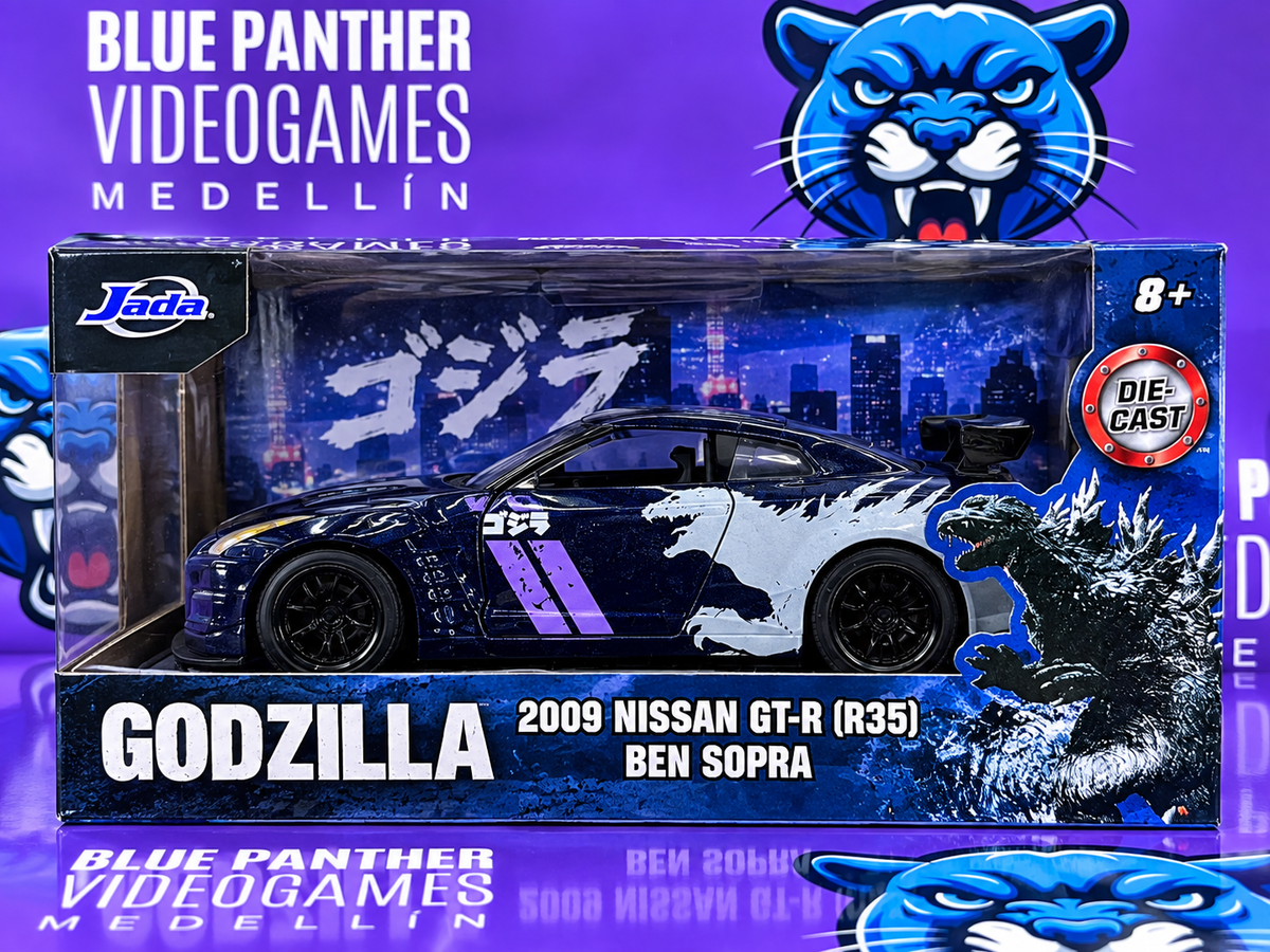 Godzilla 2009 Nissan GT-R (R35) Ben Sopra | Modelo Die-Cast escala 1/32
