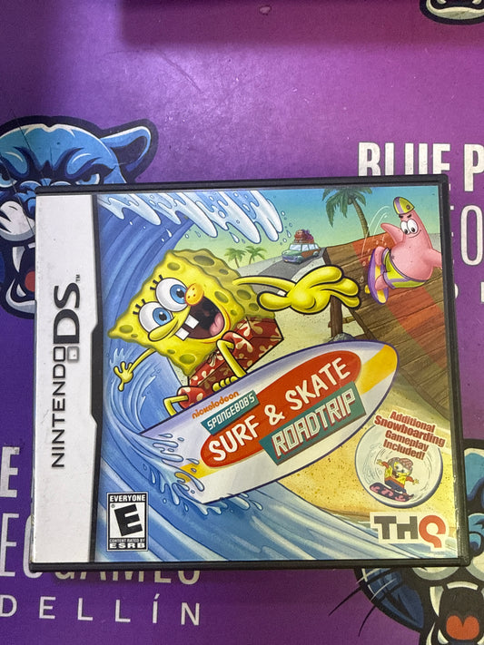 Sponge Bobs Surf y Skate DS