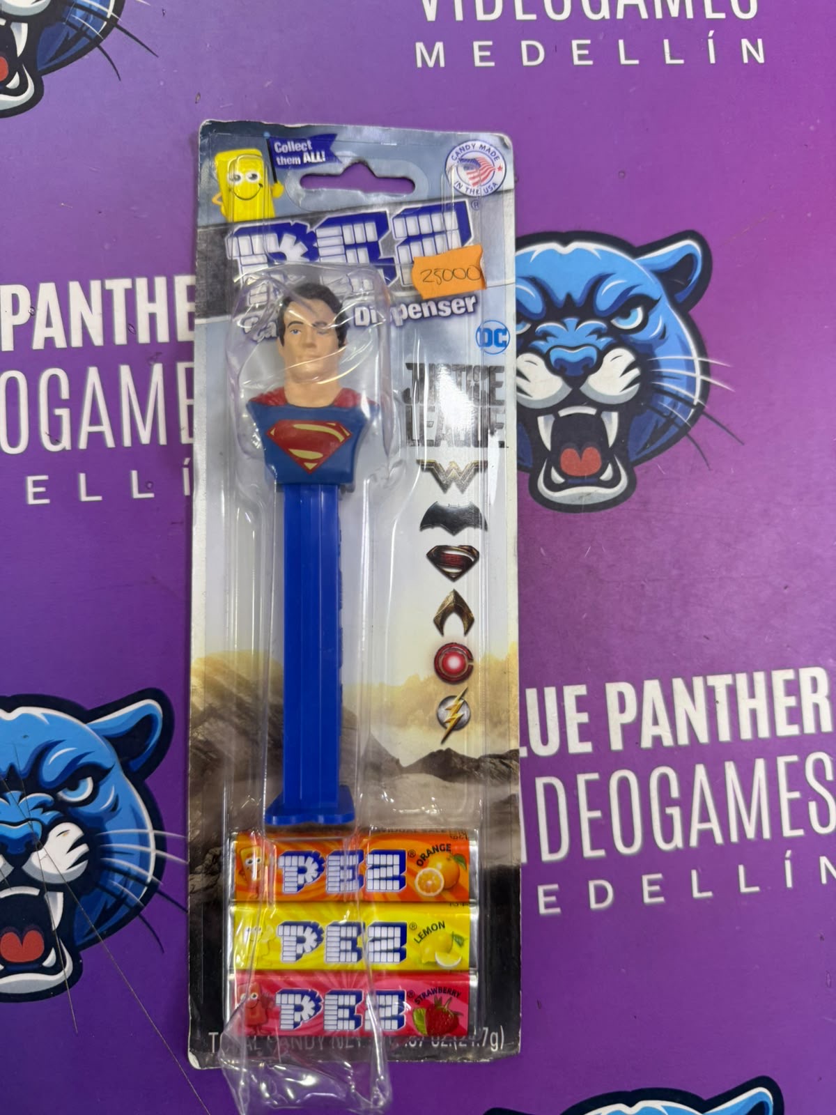 Dispensador de Dulces PEZ de Superman de DC Comics
