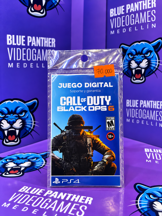 Call of duty Black Ops 6 - PlayStation 4 (Disponible:3 Unidades)