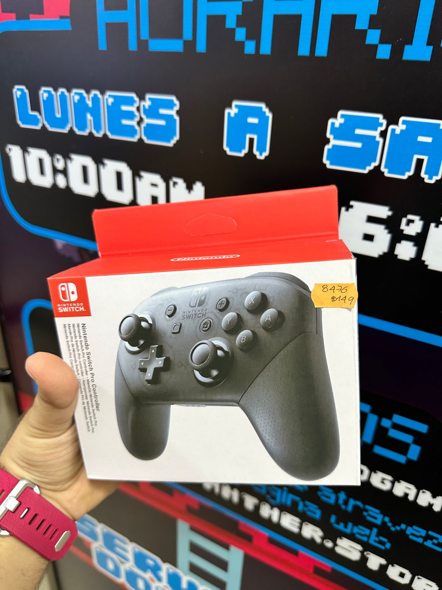 Control Pro Negro Nintendo Switch