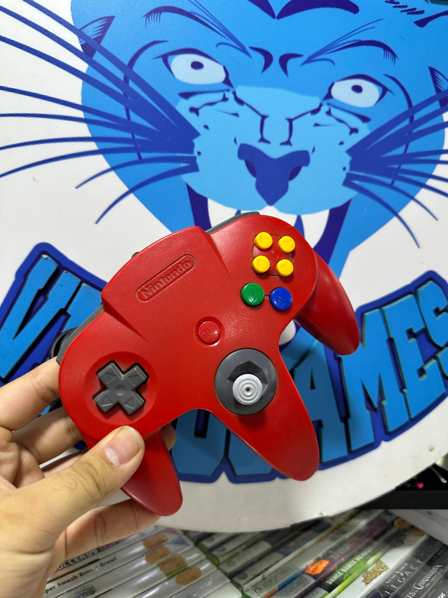 Control Rojo N64