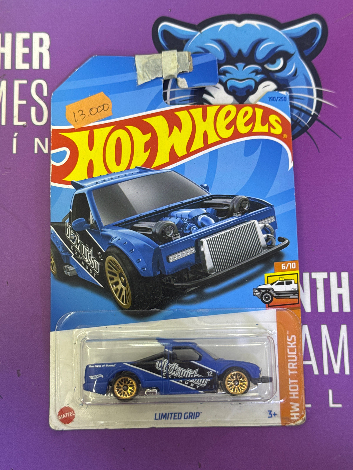 Limited grip - hotwheels