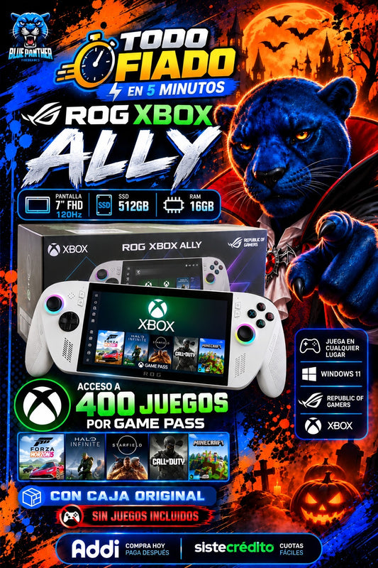 ROG Xbox Ally 512GB SSD | 16GB RAM | Consola Portátil Xbox con Windows 11 y Pantalla 7” FHD 120Hz